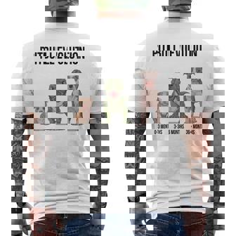 Pitbull Evolution 3 Months 36 Months Men's Back Print T-Shirt | Mazezy