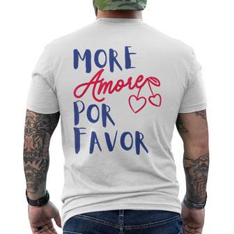 Più Amore Por Favore Più Amore Per Favore T-shirt da uomo con stampa posteriore - Novitaregali