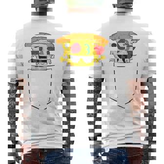 Pizza In Tasca Amore Pizza T-shirt da uomo con stampa posteriore - Novitaregali