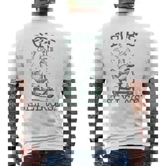 Pops Of The Silly Goose First Birthday Family Matching Men's Back Print T-Shirt | Mazezy