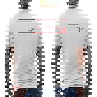 President Vote 2028 Sneaker Shark Meme Tralalero Tralala Men's Back Print T-Shirt | Mazezy