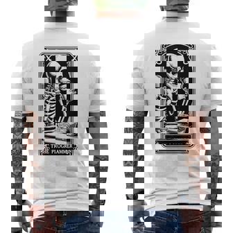 The Programmer Tarot Card Developer Tech Software Engineer Men's Back Print T-Shirt | Mazezy