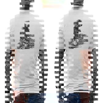 Punch Baby Monkey Plush Toy Men's T-shirt Back Print | Seseable UK