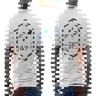 R Programming Ggplot2 六角tシャツ Rstudio Tidyverse Rstats メンズTシャツ バックプリント - Kawaiitshirt