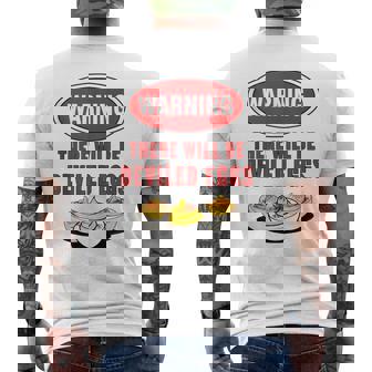 There Will Be Deviled Eggs Men's T-shirt Back Print | Mazezy