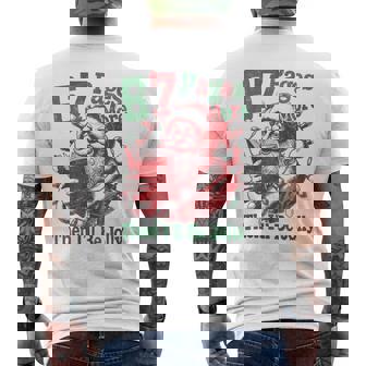 Reading 67 Christmas Book Lover Six Seven Meme Santa Men's Back Print T-Shirt | Mazezy