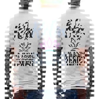 Relaxono Un Massaggiatore T-shirt da uomo con stampa posteriore - Novitaregali