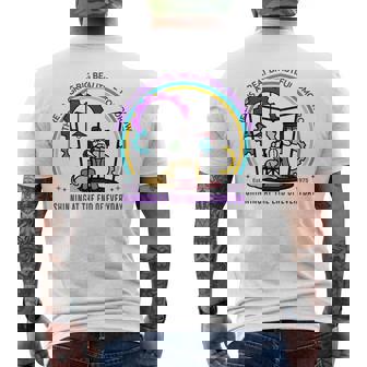 There's A Great Big Beautiful Tomorrow Theme Park Carousel Men's T-shirt Back Print - Monsterry