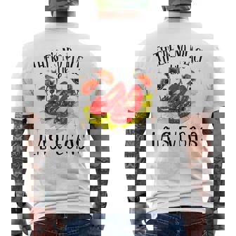 There's No Place Like Las Vegas Men's T-shirt Back Print | Mazezy