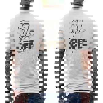 Retro 67 Days Of Coffee Teacher Life Classroom Meme Vibes Men's Back Print T-Shirt | Mazezy