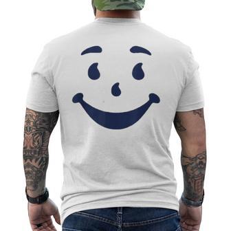 Retro Smile Face Nostalgic Love 70S 80S Vintage Kool Vibes Men's T-shirt Back Print - Thegiftio UK