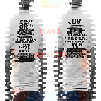 Rocket Science Lover Rocketry Joke Men's Back Print T-Shirt | Mazezy