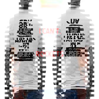 Rocket Science Lover Rockets Joke Men's Back Print T-Shirt | Mazezy