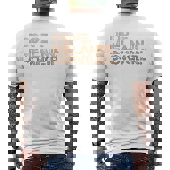 Rodeo Western Black History Junenth Dope Melanin Cowgirl Men's T-shirt Back Print - Thegiftio