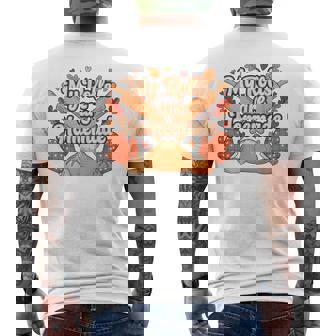 My Rolls Are Homemade Thanksgiving Family Dinner Kitchen Men's Back Print T-Shirt | Mazezy