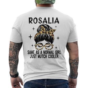 Rosalia Disfraz Lindo Definición Nombre Personalizado Rosalia Camiseta Hombre Estampado Espalda - Regaloses