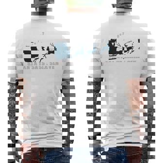 Santa Says Six Seven 67 Meme Six Seven Christmas Tri-Blend Men's T-shirt Back Print | Mazezy