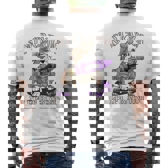 Sarcastic NO CRAYON LEFT BEHIND Proud Crew Military Corps Men's Back Print T-Shirt | Mazezy