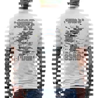 Schriever AFB Colorado Air Force Base Fighter Jets Tee Men's Back Print T-Shirt | Mazezy