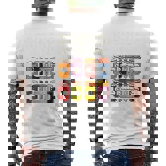 Science Is My Jam Chemistry College Teacher Appreciation Men's Back Print T-Shirt | Mazezy