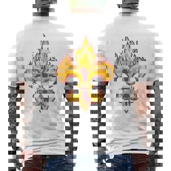 Scout Camp Fire Scounting Camping Men's Back Print T-Shirt | Mazezy