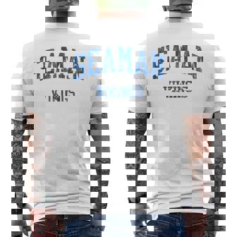 Seaman High School HS Topeka KS Vintage Sports Tank Top Men's Back Print T-Shirt | Mazezy