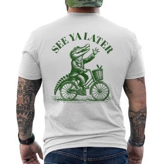 See Ya Later Alligator Gator Men's T-shirt Back Print - Thegiftio UK