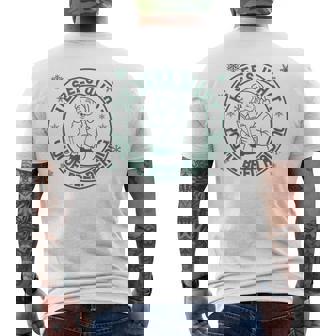 He Sees What You've Been Reading Christmas Bookish Men's T-shirt Back Print - Thegiftio