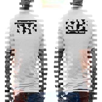 Sick Krank Krass Iickmodeick メンズTシャツ バックプリント - Kawaiitshirt