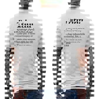 Sinonimo Dea – Druolo Umoristico Con Collo A T-shirt da uomo con stampa posteriore - Novitaregali