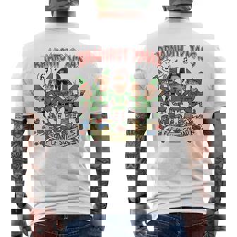 Six Seven Chant Squad 6 7 Meme Brain Rot Christmas Men's Back Print T-Shirt | Mazezy