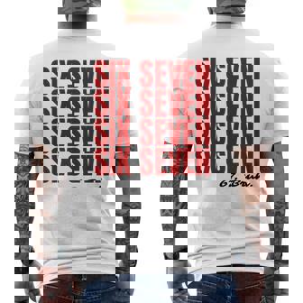 SIX Seven Thank You Shopping Bag 67 Bruh Kids Men's Back Print T-Shirt | Mazezy