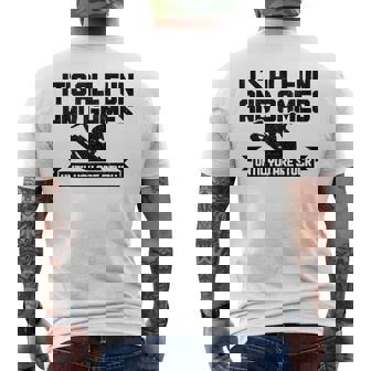 Snowmobile Snowmobiling Motor Sled Tank Top Men's Back Print T-Shirt | Mazezy