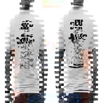 Soeur De La Mariée Evjf Humour Team Mariage Bride Licorne T-shirt imprimé au dos - Cadeauxyz