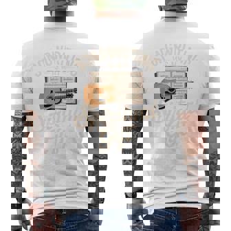 Songwriting Is My Spiritual Singer Musician Premium Men's Back Print T-Shirt | Mazezy