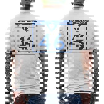 South Carolina Highway 46 Sign SC-46 State HWY Tank Top Men's Back Print T-Shirt | Mazezy