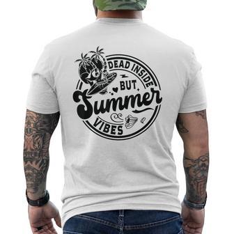 Squelette Drôle Deacances En Famille Dead Inside Butummeribes T-shirt imprimé au dos - Cadeauxyz
