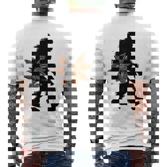 Star Anise Bigfoot Carrying Spice Cryptid Cooking Sasquatch Men's Back Print T-Shirt | Mazezy