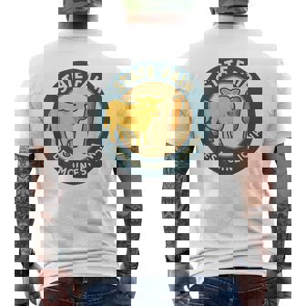 State Iowa Fair Shirt Des Moines Cow Corn Dog Vintage Men's Back Print T-Shirt | Mazezy