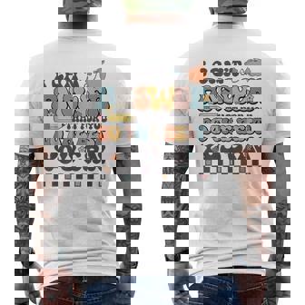 State Testing Day Motivational I Cant Answer That For You Men's T-shirt Back Print - Thegiftio