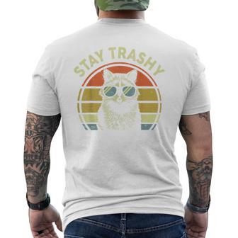 Stay-Trashy Raccoon Feral Cute Trash-Panda Toddler Men's T-shirt Back Print - Thegiftio UK