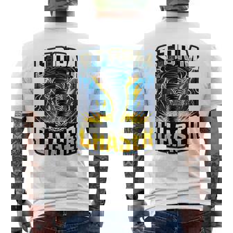 Storm Chaser Storm Chasing Meteorologists Meteorology Tank Top Men's Back Print T-Shirt | Mazezy