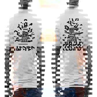 Stratigraphy Over Selfies Fossil Hunter Enthusiast Apparel Men's Back Print T-Shirt | Mazezy