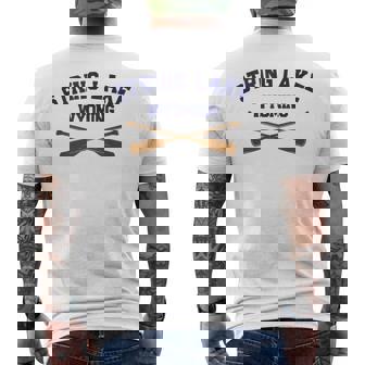 String Lake Wyoming Outdoors Vintage Tank Top Men's Back Print T-Shirt | Mazezy