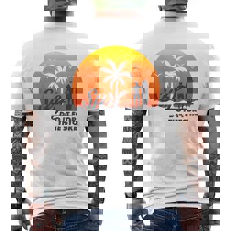 Surfer Do It For The Stoke West Coast SoCal Norcal Surfing Men's Back Print T-Shirt | Mazezy