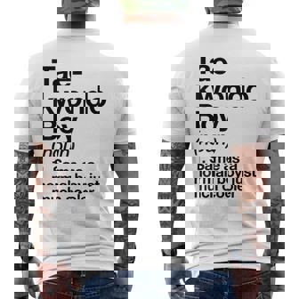 Taekwondo Boy Definition Martial Arts Sports Men's Back Print T-Shirt | Mazezy