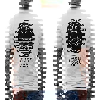 Taurus-Zodiac Sign Men's Back Print T-Shirt | Mazezy