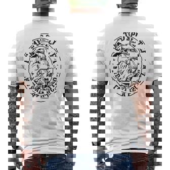 Tea Party Historian US American History Lovers Boston Men's Back Print T-Shirt | Mazezy