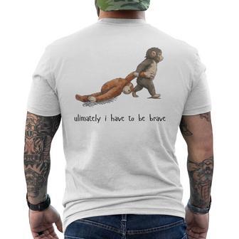 Team Punch Monkey Support Squad Graphic Men's T-shirt Back Print - Thegiftio