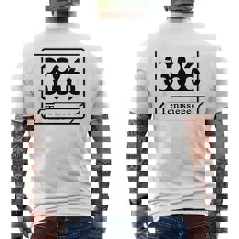 Tennessee Highway 386 Sign TN-386 State HWY Men's Back Print T-Shirt | Mazezy